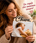 Foto su Legno Personalizzata con Nome – Stampa Fotografica a Colori su Legno, Regalo Famiglia